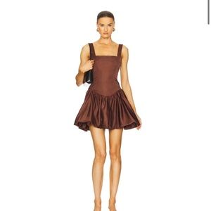 WeWoreWhat Chocolate Mini Dress